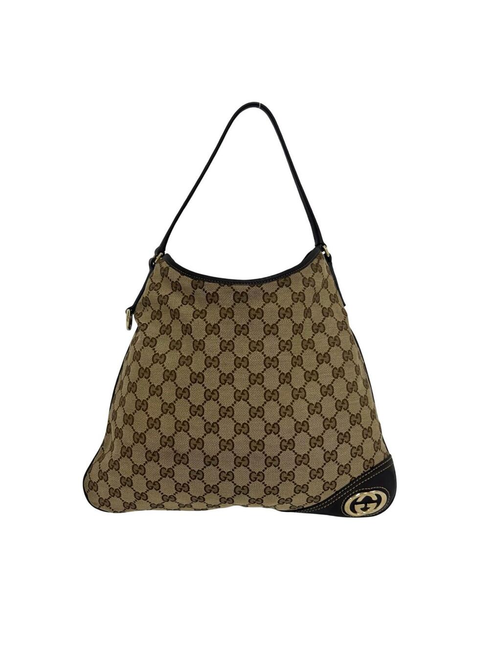 Gucci New Britt Hobo Gg Canvas Medium #366875G80B